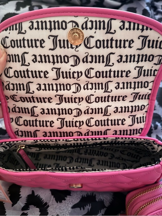 Juicy Couture Pink Heart Handbag with Wallet NWT - Picture 2 of 7